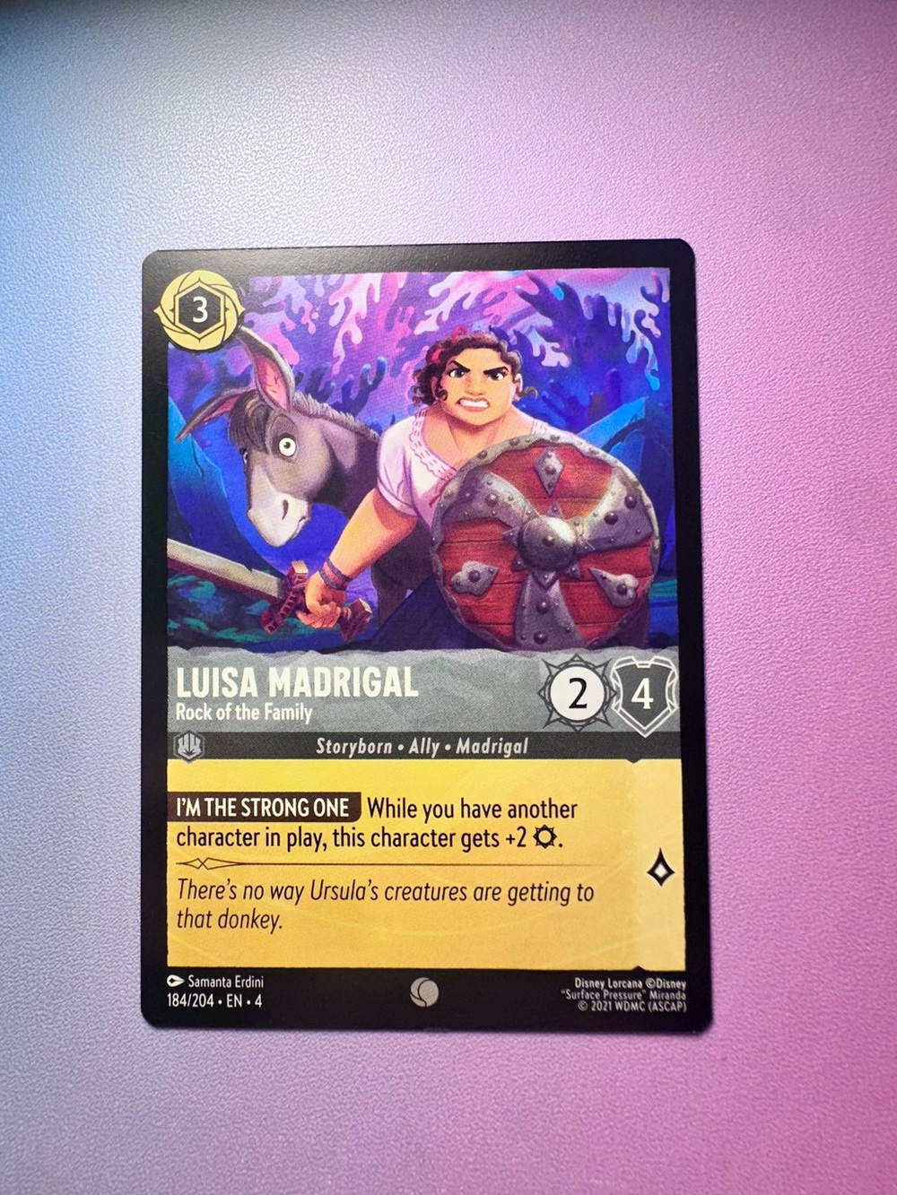 luisa madrigal [encanto] - 184/204 (common) — lorcana: ursula’s return